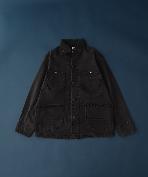 HANES(ヘインズ)の「HANES カバーオール ストレッチデニム キングサイズ(カバーオール・メンズ・ブルー/ブラック/サックスブルー・2L/3L/4L/5L)」の21枚目の写真