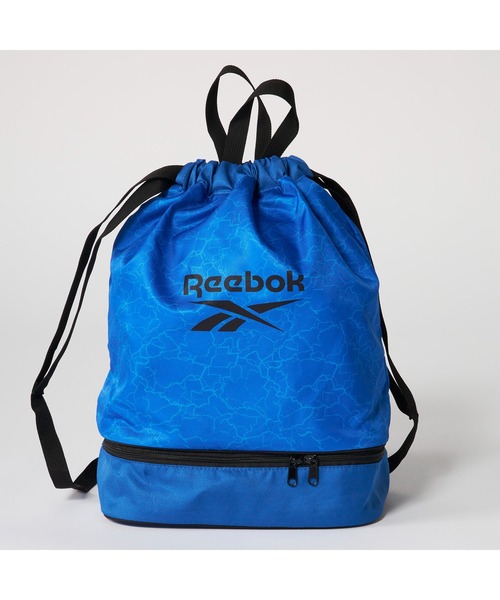 Reebok(リーボック)の「Reebok リーボック ボンサック ナップサック 二重底 ロゴ(バックパック/リュック・キッズ・ブルー/ブラック・FREE)」の21枚目の写真