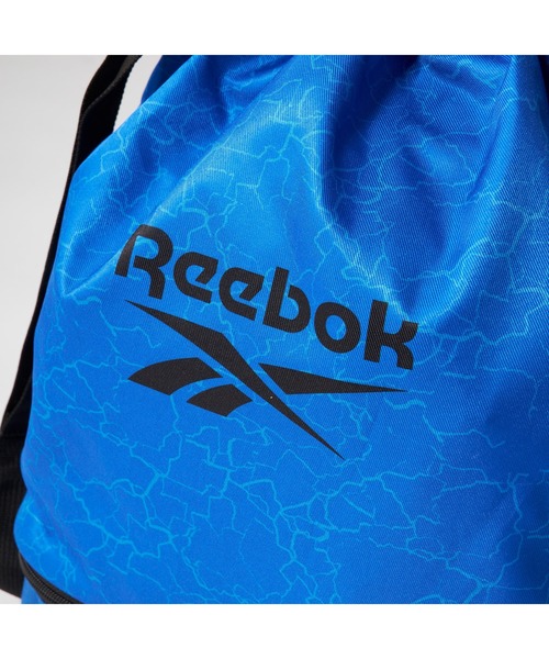 Reebok(リーボック)の「Reebok リーボック ボンサック ナップサック 二重底 ロゴ(バックパック/リュック・キッズ・ブルー/ブラック・FREE)」の17枚目の写真