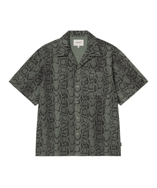 Carhartt WIP(カーハートダブリューアイピー)の「S/S Snake Camo Shirt(シャツ/ブラウス・メンズ・カモフラージュ/ブルー系その他2・SMALL/MEDIUM/LARGE)」の3枚目の写真