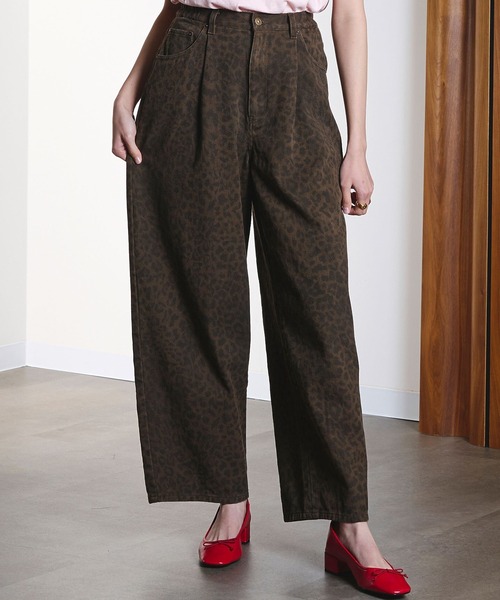 ROSE BUD(ローズバッド)の「PRINT PANTS(その他パンツ・レディース・ブラウン/カモフラージュ・M/S)」の1枚目の写真