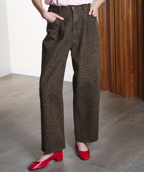 ROSE BUD(ローズバッド)の「PRINT PANTS(その他パンツ・レディース・ブラウン/カモフラージュ・M/S)」の5枚目の写真