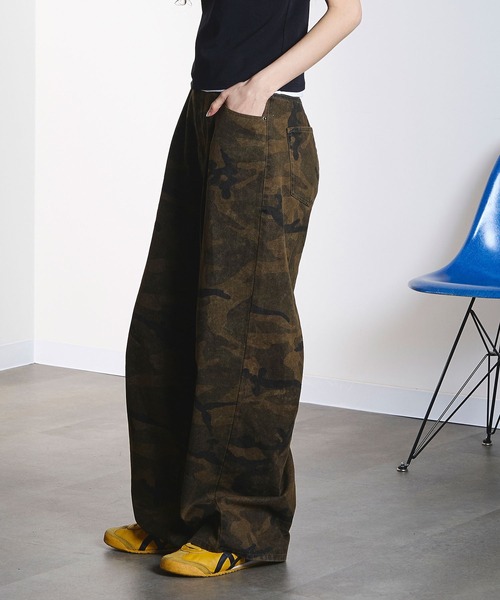 ROSE BUD(ローズバッド)の「PRINT PANTS(その他パンツ・レディース・ブラウン/カモフラージュ・M/S)」の8枚目の写真