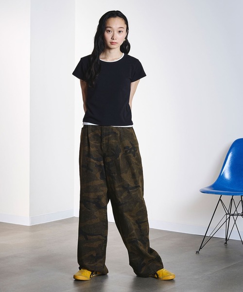 ROSE BUD(ローズバッド)の「PRINT PANTS(その他パンツ・レディース・ブラウン/カモフラージュ・M/S)」の10枚目の写真