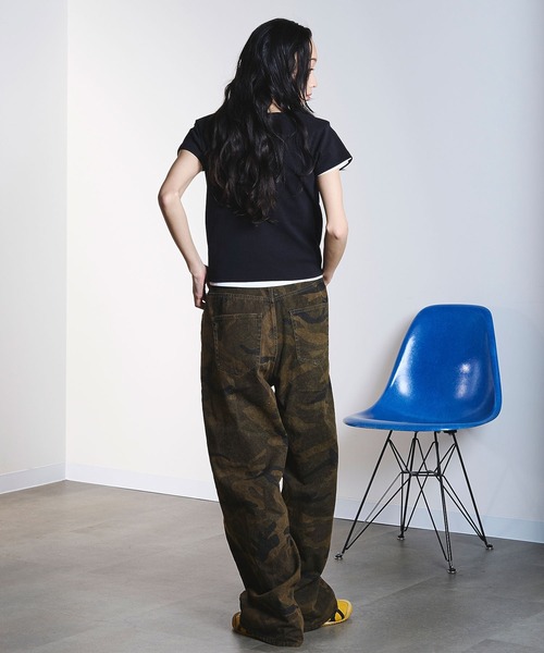 ROSE BUD(ローズバッド)の「PRINT PANTS(その他パンツ・レディース・ブラウン/カモフラージュ・M/S)」の12枚目の写真