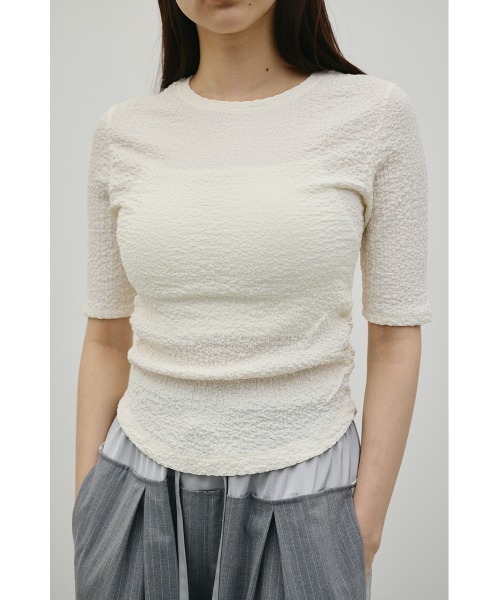STYLEMIXER(スタイルミキサー)の「スウェルコンパクトT(Tシャツ/カットソー・レディース・ブラック/ライトグリーン/ホワイト・MEDIUM/SMALL)」の2枚目の写真
