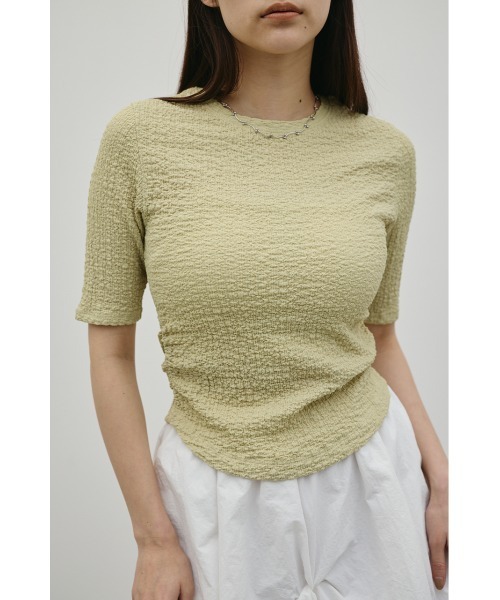 STYLEMIXER(スタイルミキサー)の「スウェルコンパクトT(Tシャツ/カットソー・レディース・ブラック/ライトグリーン/ホワイト・MEDIUM/SMALL)」の1枚目の写真