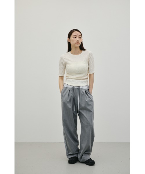 STYLEMIXER(スタイルミキサー)の「スウェルコンパクトT(Tシャツ/カットソー・レディース・ブラック/ライトグリーン/ホワイト・MEDIUM/SMALL)」の8枚目の写真