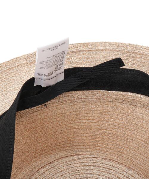 ITS'DEMO(イッツデモ)の「【UV/速乾抗菌】ウォッシュブレードカサブランカ(ハット・レディース・サンドベージュ/ブラック/アイボリー・00)」の8枚目の写真