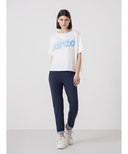 DIMENSIONE danza(ディメンシオーネ ダンツァ)の「ロゴ入りTシャツ(Tシャツ/カットソー・レディース・ホワイト・SMALL)」の5枚目の写真