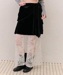 セール】メニーリボンニットIラインスカートⅡ【セットアップ対応