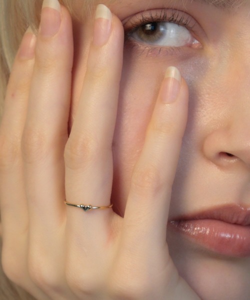 Bilan(ビラン)の「【BILAN】Mini Heart Ring/ミニハートリング(リング・レディース・ピンクゴールド/ゴールド/シルバー・10号/8号/5号/12号/11号/9号/13号)」の3枚目の写真