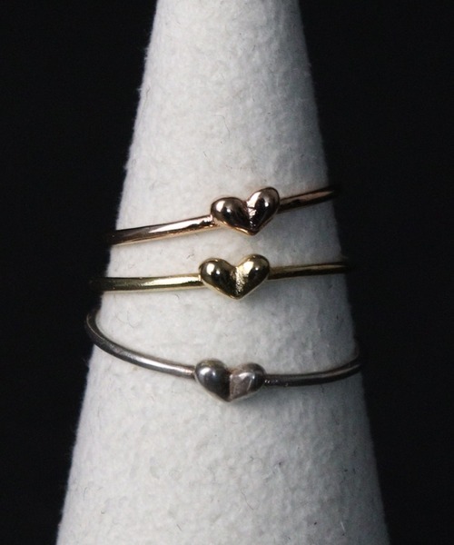 Bilan(ビラン)の「【BILAN】Mini Heart Ring/ミニハートリング(リング・レディース・ピンクゴールド/ゴールド/シルバー・10号/8号/5号/12号/11号/9号/13号)」の5枚目の写真