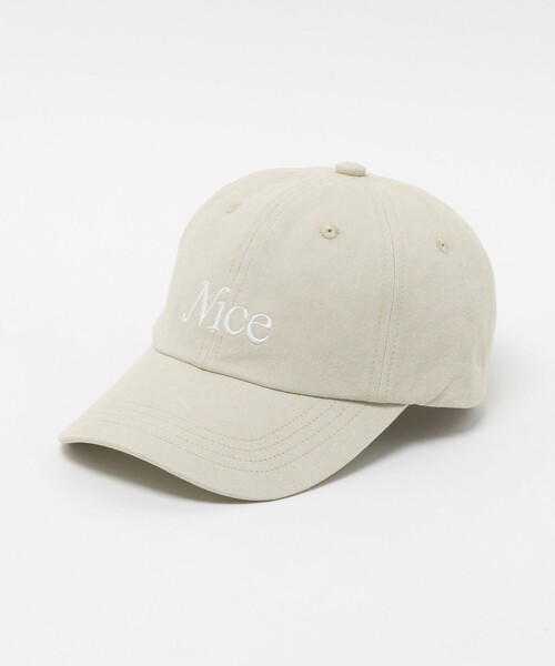 NICE WEATHER(ナイスウェザー)の「<NICE WEATHER>SIGNATURE キャップ 2(キャップ・メンズ・ライラック/ベージュ/ネイビー/グレー系/ブラック・FREE)」の4枚目の写真