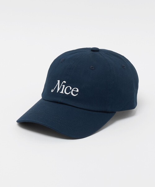 NICE WEATHER(ナイスウェザー)の「<NICE WEATHER>SIGNATURE キャップ 2(キャップ・メンズ・ライラック/ベージュ/ネイビー/グレー系/ブラック・FREE)」の5枚目の写真