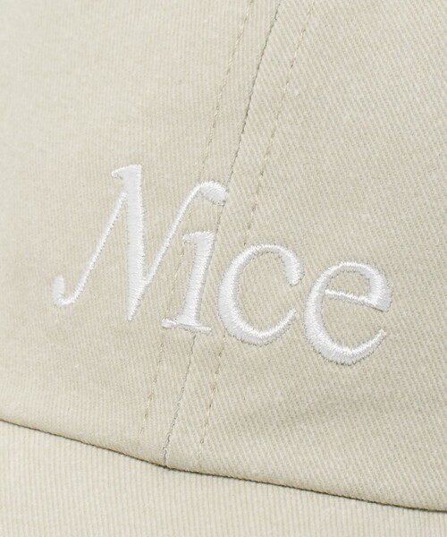 NICE WEATHER(ナイスウェザー)の「<NICE WEATHER>SIGNATURE キャップ 2(キャップ・メンズ・ライラック/ベージュ/ネイビー/グレー系/ブラック・FREE)」の10枚目の写真
