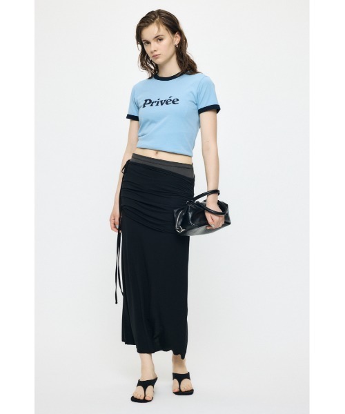 MOUSSY(マウジー)の「LAYER CUT マキシスカート(スカート・レディース・ブラウン/ブラック・2/1)」の17枚目の写真