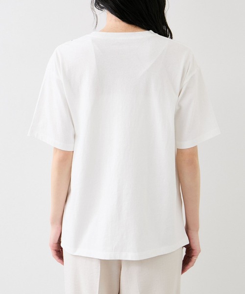 VIS(ビス)の「トロンプルイユプリントTシャツ(Tシャツ/カットソー・レディース・チャコールグレー/ホワイト・FREE)」の13枚目の写真