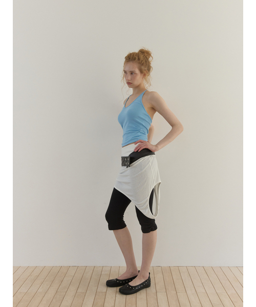 ASURA(アスラ)の「CURVE HALTER SLEEVELESS (SKY BLUE)(Tシャツ/カットソー・レディース・その他・OS)」の8枚目の写真