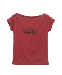 X-girl | FADED BOAT NECK S/S BABY TEE(Tシャツ/カットソー)