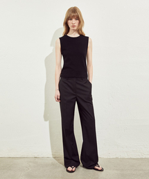STRAIGHT LINE SLACKS_BLACK