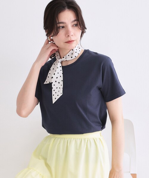 OPAQUE.CLIP(オペークドットクリップ)の「【FRUIT OF THE LOOM/フルーツオブザルーム】別注オリジナルパックTシャツ(Tシャツ/カットソー・レディース・ホワイト/ネイビー/レッド系1/チャコールグレー・99)」の3枚目の写真