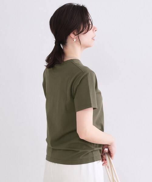 OPAQUE.CLIP(オペークドットクリップ)の「【FRUIT OF THE LOOM/フルーツオブザルーム】別注オリジナルパックTシャツ(Tシャツ/カットソー・レディース・ホワイト/ネイビー/レッド系1/チャコールグレー・99)」の9枚目の写真
