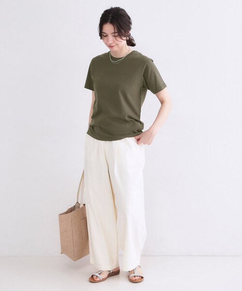 OPAQUE.CLIP(オペークドットクリップ)の「【FRUIT OF THE LOOM/フルーツオブザルーム】別注オリジナルパックTシャツ(Tシャツ/カットソー・レディース・ホワイト/ネイビー/レッド系1/チャコールグレー・99)」の10枚目の写真