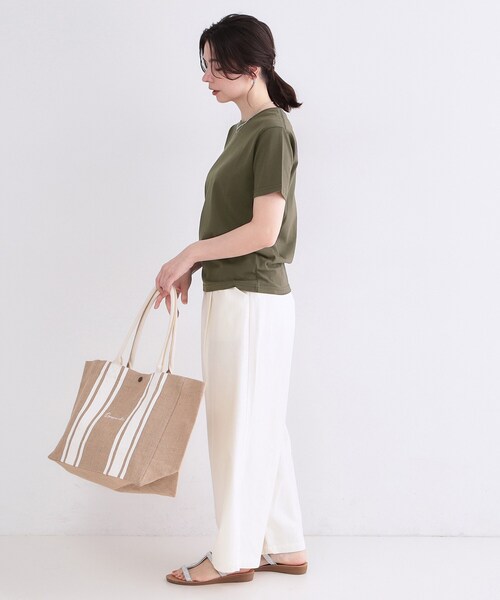 OPAQUE.CLIP(オペークドットクリップ)の「【FRUIT OF THE LOOM/フルーツオブザルーム】別注オリジナルパックTシャツ(Tシャツ/カットソー・レディース・ホワイト/ネイビー/レッド系1/チャコールグレー・99)」の11枚目の写真