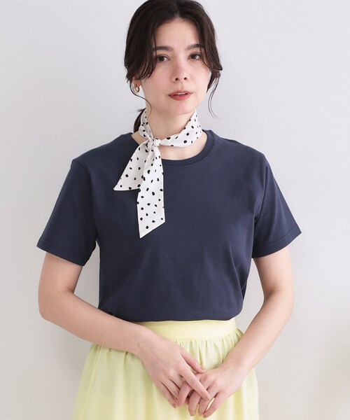 OPAQUE.CLIP(オペークドットクリップ)の「【FRUIT OF THE LOOM/フルーツオブザルーム】別注オリジナルパックTシャツ(Tシャツ/カットソー・レディース・ホワイト/ネイビー/レッド系1/チャコールグレー・99)」の17枚目の写真