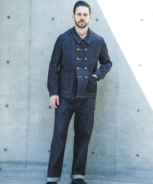 MR.OLIVE(ミスターオリーブ)の「14oz SELVEDGE DENIM / BASTION JACKET M263109(デニムジャケット・メンズ・インディゴブルー・SMALL/LARGE/MEDIUM)」の3枚目の写真