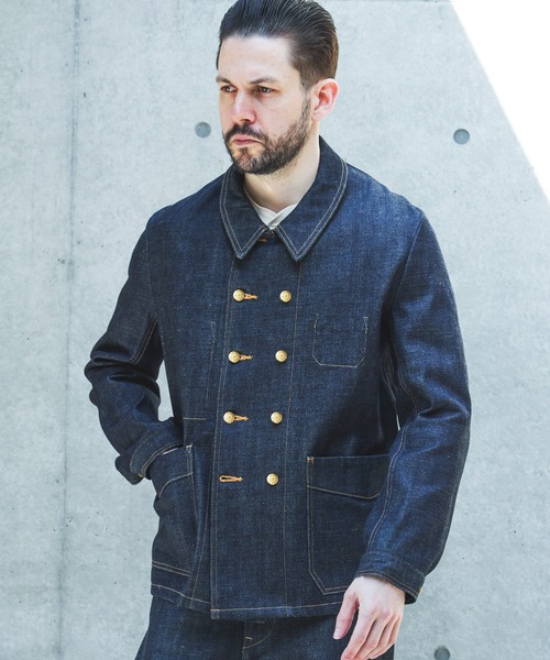 MR.OLIVE(ミスターオリーブ)の「14oz SELVEDGE DENIM / BASTION JACKET M263109(デニムジャケット・メンズ・インディゴブルー・SMALL/LARGE/MEDIUM)」の5枚目の写真