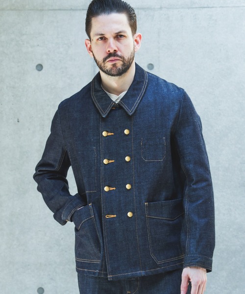 MR.OLIVE(ミスターオリーブ)の「14oz SELVEDGE DENIM / BASTION JACKET M263109(デニムジャケット・メンズ・インディゴブルー・SMALL/LARGE/MEDIUM)」の6枚目の写真