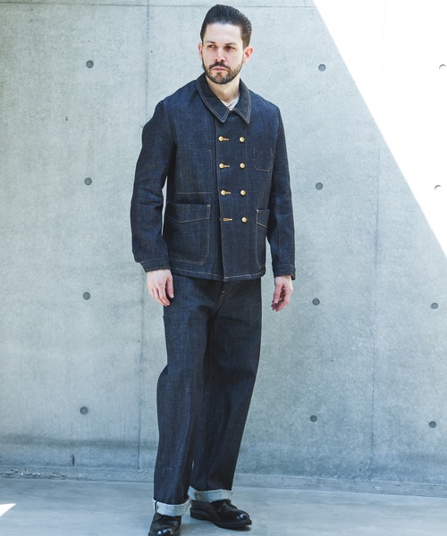 MR.OLIVE(ミスターオリーブ)の「14oz SELVEDGE DENIM / BASTION JACKET M263109(デニムジャケット・メンズ・インディゴブルー・SMALL/LARGE/MEDIUM)」の7枚目の写真