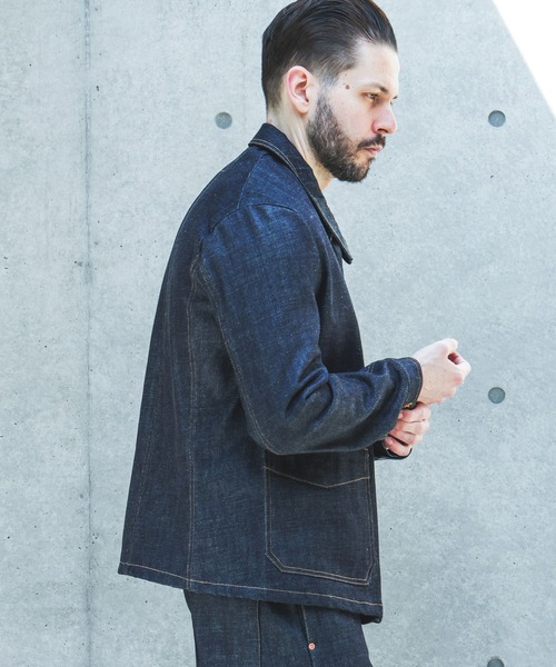 MR.OLIVE(ミスターオリーブ)の「14oz SELVEDGE DENIM / BASTION JACKET M263109(デニムジャケット・メンズ・インディゴブルー・SMALL/LARGE/MEDIUM)」の8枚目の写真