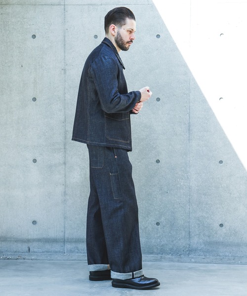 MR.OLIVE(ミスターオリーブ)の「14oz SELVEDGE DENIM / BASTION JACKET M263109(デニムジャケット・メンズ・インディゴブルー・SMALL/LARGE/MEDIUM)」の9枚目の写真
