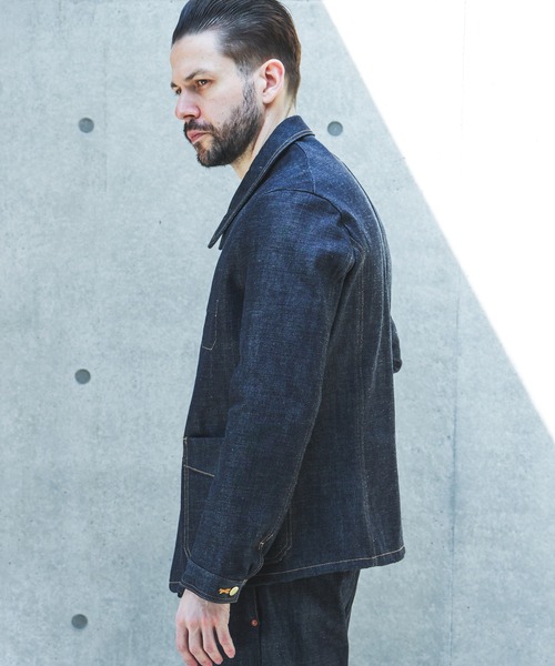 MR.OLIVE(ミスターオリーブ)の「14oz SELVEDGE DENIM / BASTION JACKET M263109(デニムジャケット・メンズ・インディゴブルー・SMALL/LARGE/MEDIUM)」の10枚目の写真