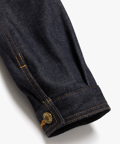 MR.OLIVE(ミスターオリーブ)の「14oz SELVEDGE DENIM / BASTION JACKET M263109(デニムジャケット・メンズ・インディゴブルー・SMALL/LARGE/MEDIUM)」の16枚目の写真