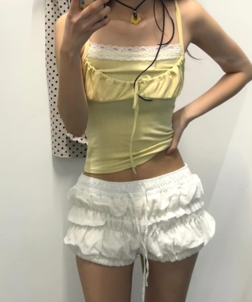 UUUUP(ユープ)の「ボノバルーンショーツ - アイボリー(その他パンツ・レディース・その他・MEDIUM/SMALL)」の4枚目の写真