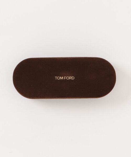 TOM FORD（トム フォード）の「【TOM FORD/トムフォード】スクエア メガネ TF5998-K-B ECO 001 51 PCメガネ ブルーライトカット（メガネ・メンズ・ブラック・FREE）」の4枚目の写真