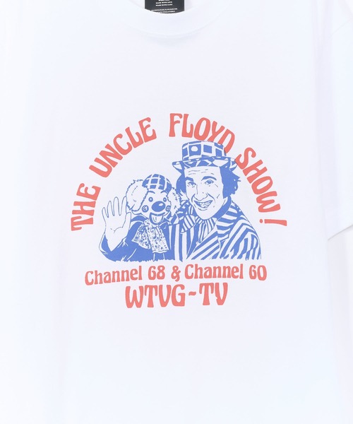 WORN FREE(ウォーンフリー)の「【 WORN FREE / ウォーンフリー 】UNCLE FLOYD LOGO S/S TEE(Tシャツ/カットソー・メンズ・ホワイト・S/M/L/XL)」の2枚目の写真