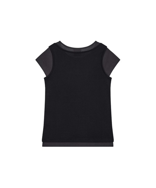 EMIS(イミス)の「(W) LAYERED-LIKE T-SHIRT(Tシャツ/カットソー・レディース・ライトブルー/ブラック・FREE)」の16枚目の写真