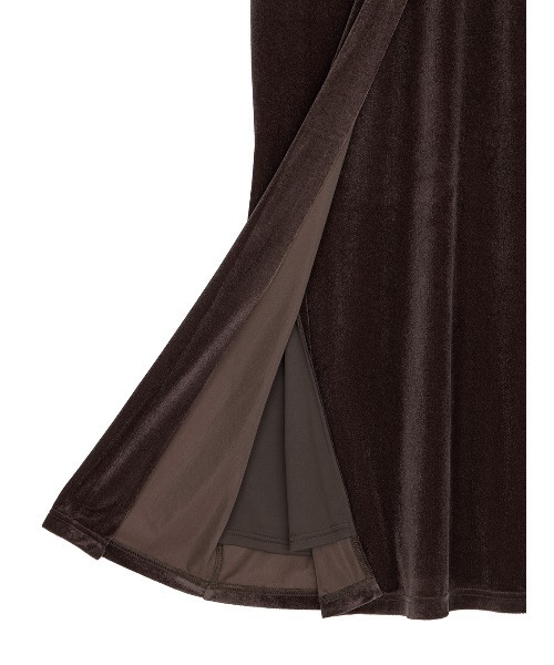 Ameri(アメリ)の「MEDI SHEER VELOUR WRAP LIKE SKIRT(スカート・レディース・ピンク/ブラウン/アイボリー・MEDIUM/SMALL)」の19枚目の写真