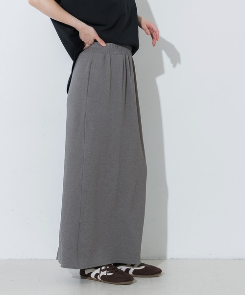 coca(coca)(コカ)の「\SNSで話題!!/ライトエンボスIラインスカート(スカート・レディース・グレー/ブラック・L/M/S)」の6枚目の写真