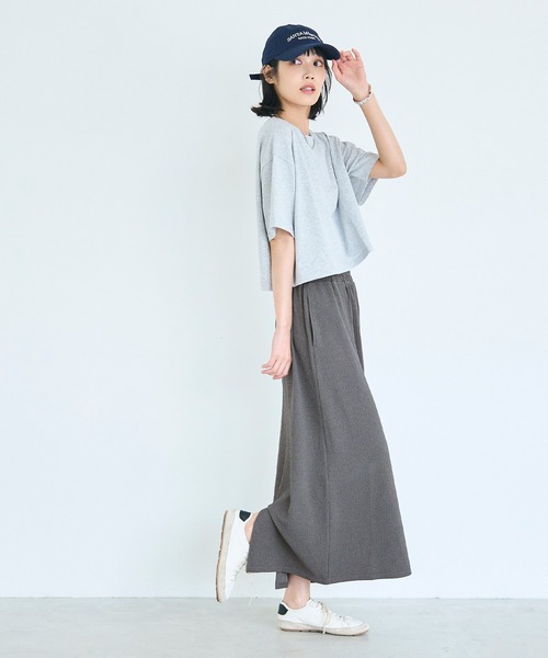 coca(coca)(コカ)の「\SNSで話題!!/ライトエンボスIラインスカート(スカート・レディース・グレー/ブラック・L/M/S)」の9枚目の写真