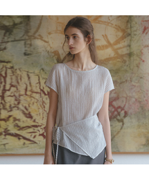 Raglan wrap detail blouse [TISU06BL08]_Ivory