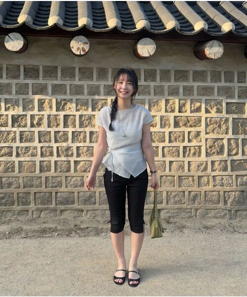 TILL I DIE（ティルアイダイ）の「Raglan wrap detail blouse [TISU06BL08]_Ivory（シャツ/ブラウス・レディース・アイボリー・FREE）」の3枚目の写真