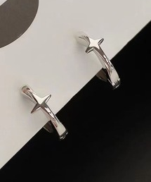 AMELIA（アメリア）の「クロスリングミニフープピアス 両耳（ピアス（両耳用））」