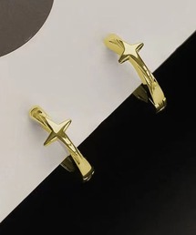 AMELIA（アメリア）の「クロスリングミニフープピアス 両耳（ピアス（両耳用））」