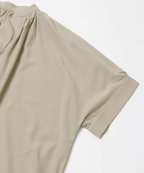 ITEMS URBANRESEARCH(アイテムズ アーバンリサーチ)の「スキッパーチュニックブラウス(シャツ/ブラウス・レディース・グレー系その他/ライトブルー/ネイビー・FREE)」の10枚目の写真